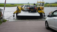 File op A27 zorgt voor drukte bij pont over de Eem