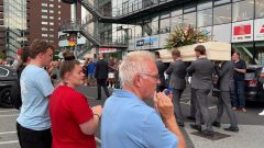 Afscheid van Leo van Veen in Stadion Galgenwaard met erehaag van supporters