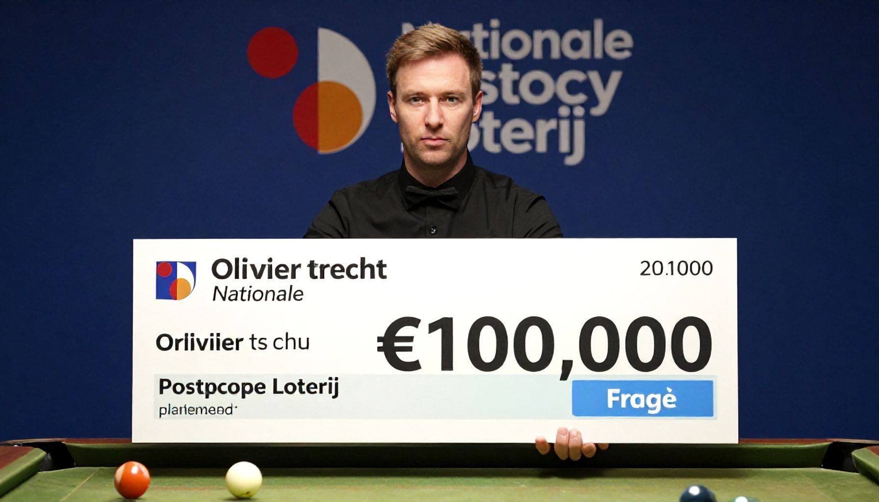 Olivier Utrecht wint 100.000 euro in Nationale Postcode Loterij