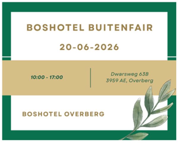 Boshotel Buitenfair: Gezellige Markt op de Utrechtse Heuvelrug