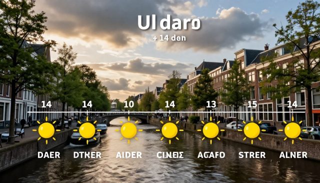 Zonnig begin, regenachtig einde voor Utrecht in 14 dagen