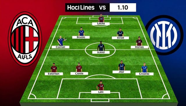 AC Milan en Inter gaan zondag met deze opstellingen spelen