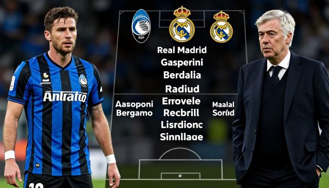Atalanta en Real Madrid: Gasperini en Ancelotti veranderen opstellingen na nederlagen
