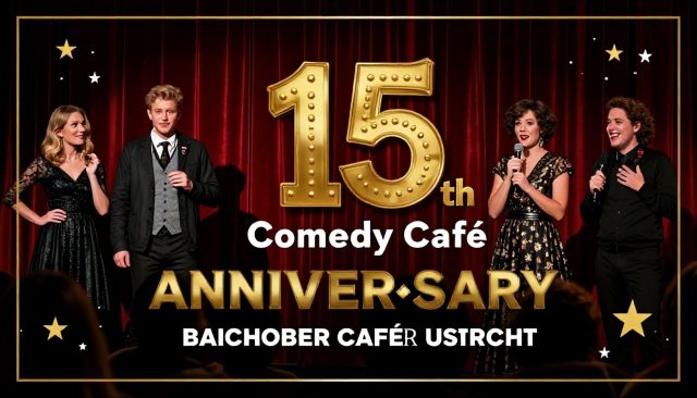 Comedy Café Utrecht viert 15-jarig jubileum met sterrenrijke programma