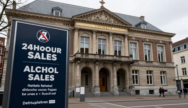 Utrechtse rechtbank hotel verbiedt 24-uur alcoholverkoop