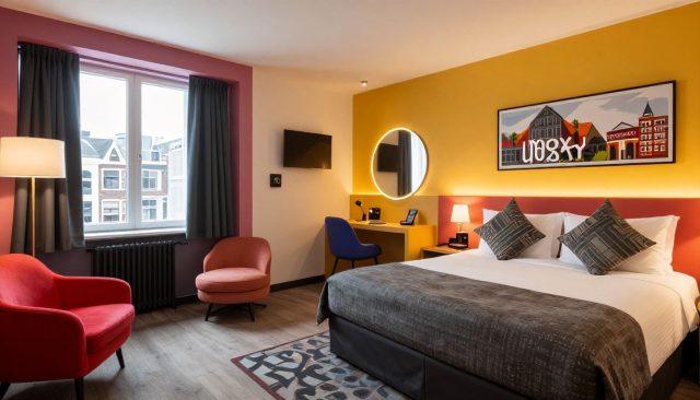 Moxy Utrecht opent met 196 kleurrijke kamers