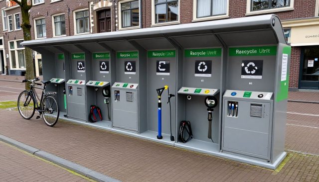 Utrecht introduceert 100 nieuwe rocycle stations voor fietsers