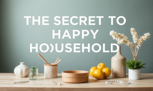 Het Geheim van een Gelukkig Huishouden: Tips voor een Harmonieus Thuis