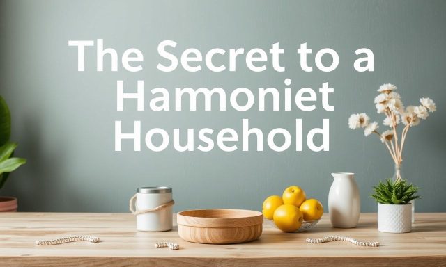 Het Geheim van een Harmonieus Huishouden: Tips voor een Gelukkig Thuis