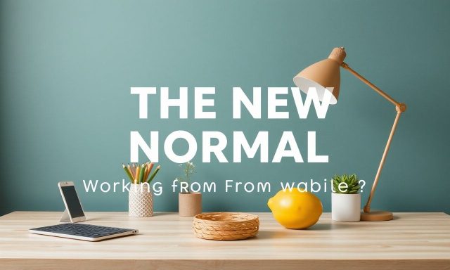 Het Nieuwe Normaal: Thuiswerken en Lifestyle