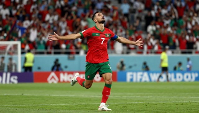 Hakim Ziyech scoort na 18 maanden weer voor Marokko in WK-kwalificatie