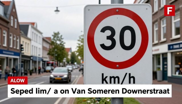 Gemeente Den Haag verlaagt maximumsnelheid naar 30 km/u in Van Someren Downerstraat
