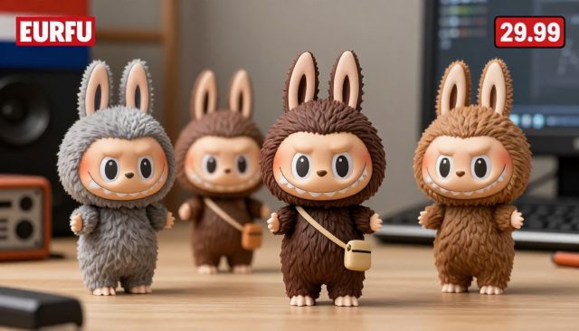 Limited editie Labubu-figuren nu verkrijgbaar in Nederland voor €29,99 per stuk