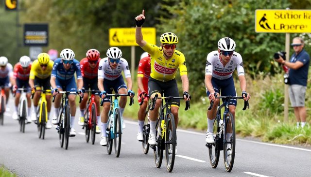 Wouter Goes wint 12e etappe in Tour de France na solo van 35 kilometer