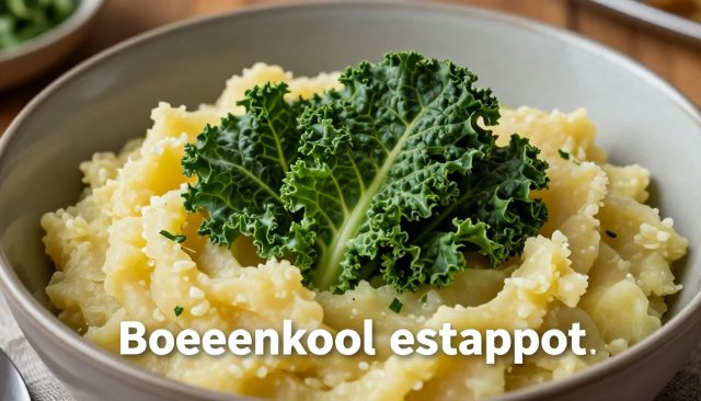 Boerenkoolstamppot wint voor derde jaar als meest populaire wintergerecht in Nederland