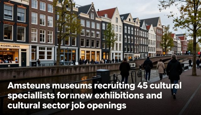 Amsterdamse musea zoeken 45 cultuurspecialisten voor nieuwe tentoonstellingen
