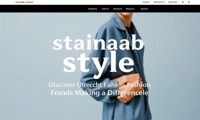 Duurzaam Stijlvol: Ontdek Utrechtse Modebrands die het Verschil Maken