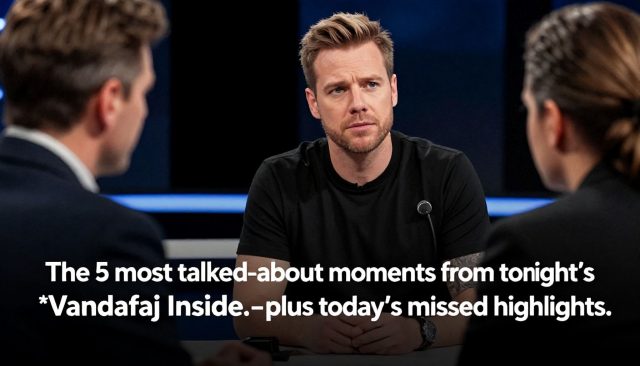 Dit waren de 5 meest besproken momenten in Vandaag Inside vanavond
