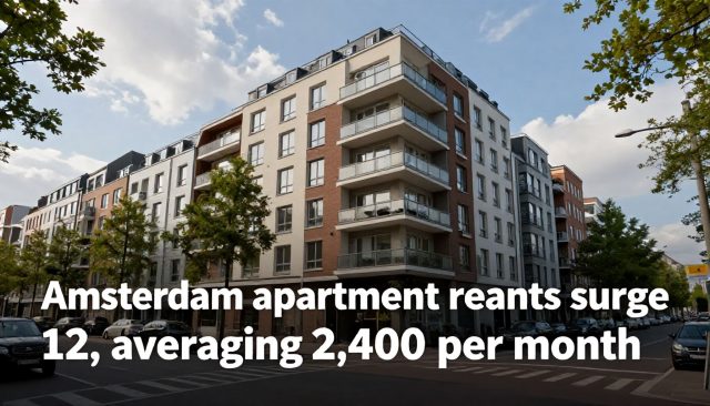 Huurprijs stijgt met 12%: Amsterdamse appartementen nu gemiddeld €2.400 per maand