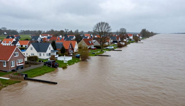 Broekse dijk verzwakt door zware regenval: 2.000 huishoudens op scHeunis