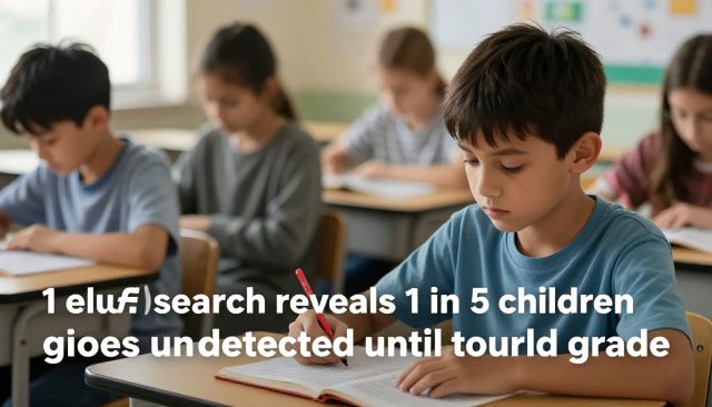 Nieuw onderzoek toont aan: 1 op de 5 kinderen met dyslexie blijft onontdekt tot groep 6