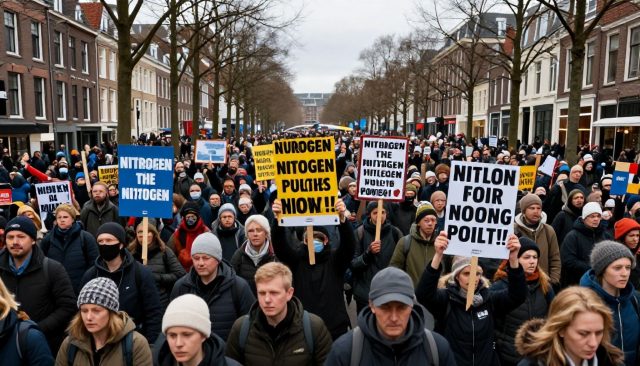 Demonstratie tegen stikstofbeleid trekt 40.000 betogers naar Malieveld