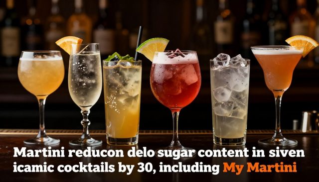 Martini verlaagt suikergehalte in 7 iconische cocktails met 30 procent