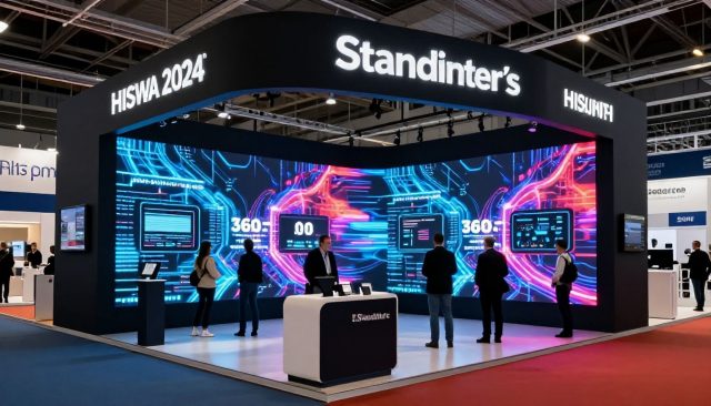 Standinter introduceert 360-graden beursstand met interactieve LED-wanden op HISWA 2024