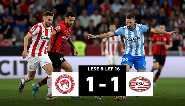 Olympiakos en PSV strijden om laatste 16 na 1-1 gelijkspel in Griekenland