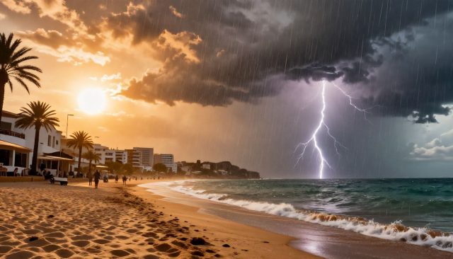 Hittegolf en onweersbuien verwacht: Ibiza krijgt deze week 35 graden en zware regenval