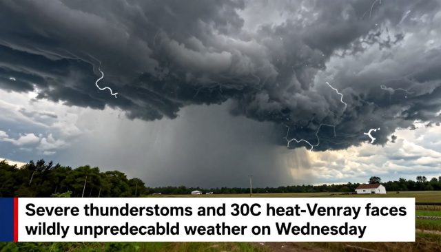 Zware onweersbuien en 30 graden: Venray krijgt woensdag extreem wisselvallig weer