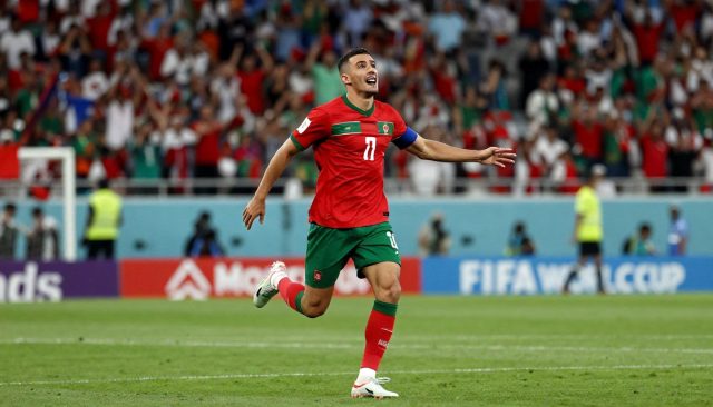 Hakim Ziyech scoorde na 18 maanden weer voor Marokko in WK-kwalificatie